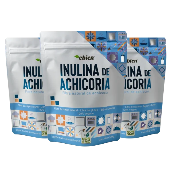 Inulina de Achicoria en polvo 3pack 1.5kg 3 bolsas 500g mejor precio más cantidad