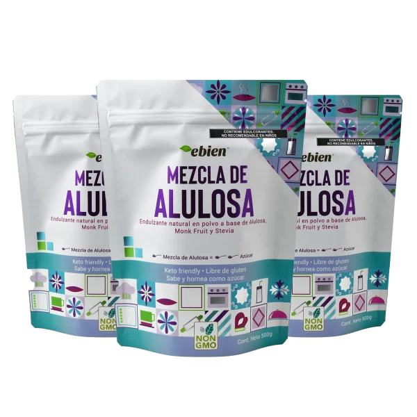 Mezcla de Alulosa en polvo 3pack 1.5kg 3 bolsas 500g mejor precio más cantidad