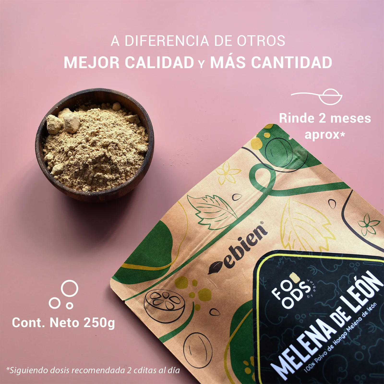 Melena de león 250g - Image 3